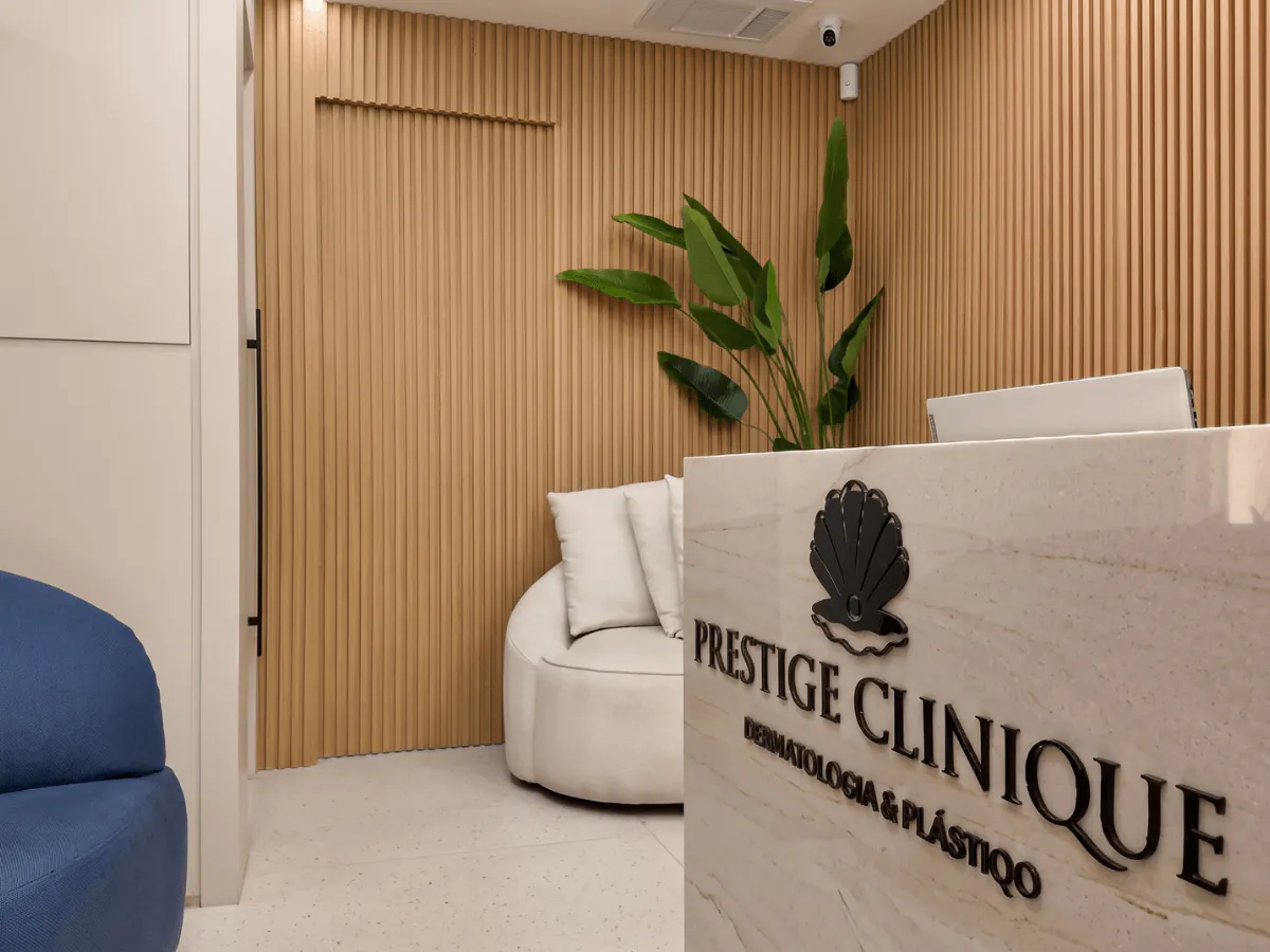 Consultório da Prestige Clinique, clínica de dermatologia no Jardim Imperial em Itaboraí RJ